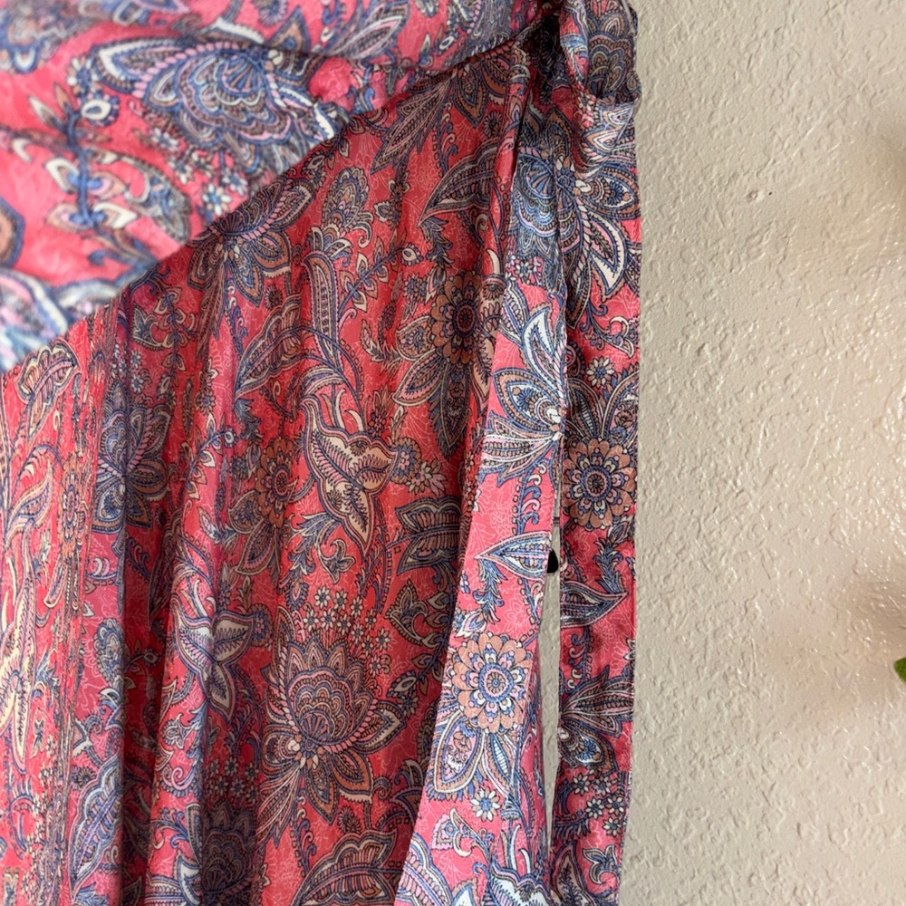 NWOT KARMA HIGHWAY true wrap skirt OSFM. Beautiful slinky material with Paisley’ - Picture 5 of 11